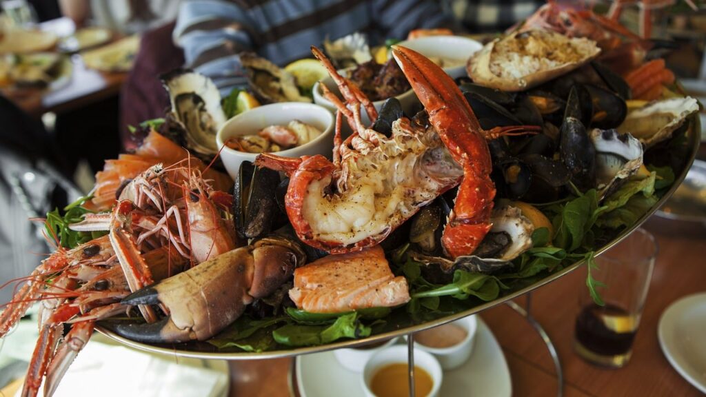 Seafood at Turks and Caicos